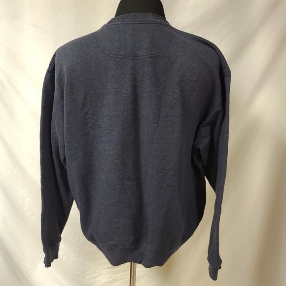 Champion Eco Authentic Mens XL Dark Grey Heavyweight embroidered Logo Sweatshirt - Picture 6 of 9